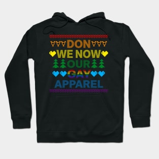 LGBTQ+ Gay Pride Ugly Christmas Sweater Hoodie